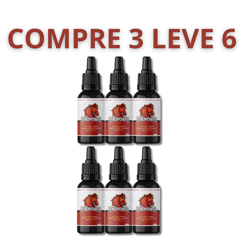 Feno Power 30ml - Desempenho Masculino Elevado e Natural + Frete Grátis