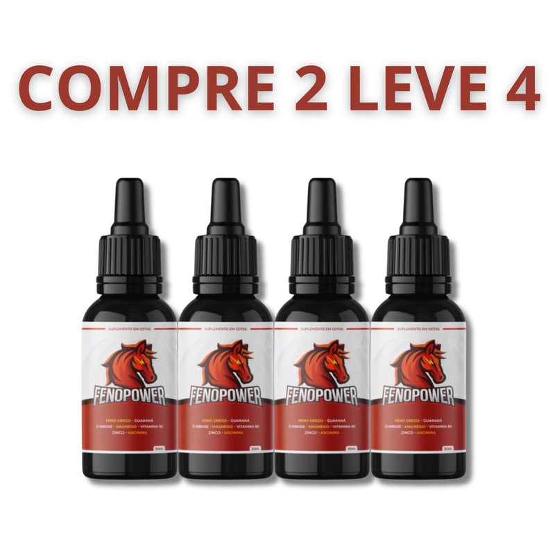 Feno Power 30ml - Desempenho Masculino Elevado e Natural + Frete Grátis