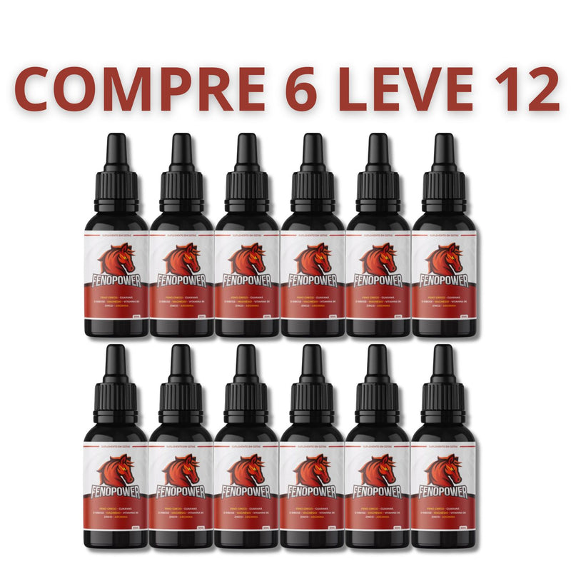 Feno Power 30ml - Desempenho Masculino Elevado e Natural + Frete Grátis